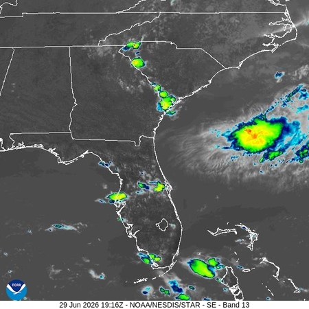 latest image of Southeast IR