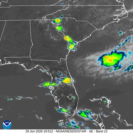 latest image of Southeast IR