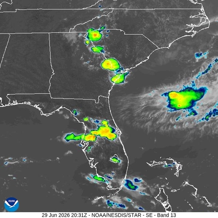 latest image of Southeast IR