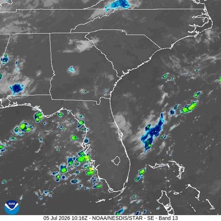 latest image of Southeast IR