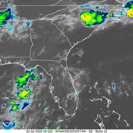 latest image of Southeast IR