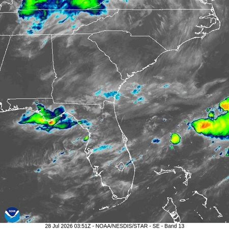 latest image of Southeast IR