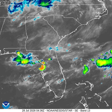 latest image of Southeast IR