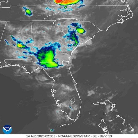 latest image of Southeast IR