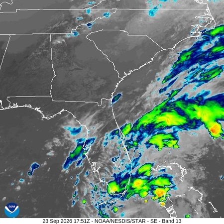 latest image of Southeast IR