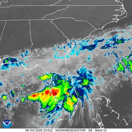 latest image of Southeast IR