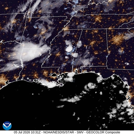 latest image of Lower Miss. Valley geocolor