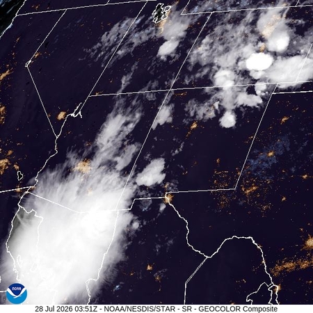 latest image of Southern Rockies geocolor