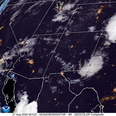 latest image of Southern Rockies geocolor