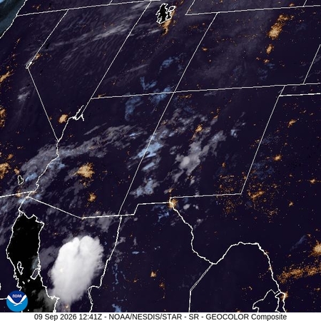 latest image of Southern Rockies geocolor