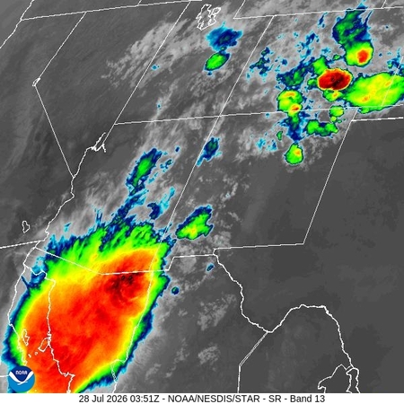 latest image of Southern Rockies IR
