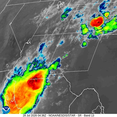 latest image of Southern Rockies IR