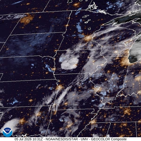 latest image of Upper Miss. Valley geocolor