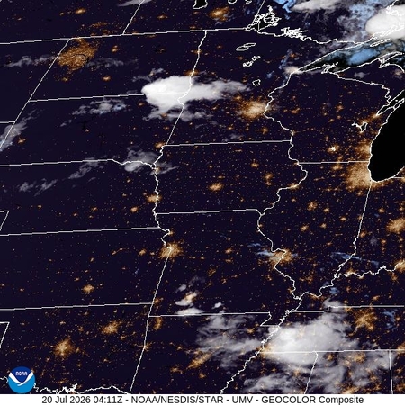 latest image of Upper Miss. Valley geocolor