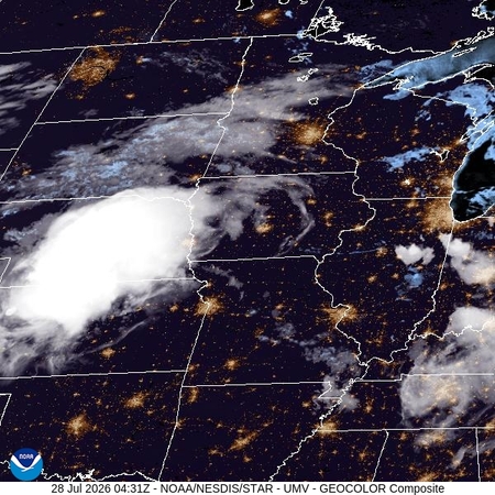 latest image of Upper Miss. Valley geocolor