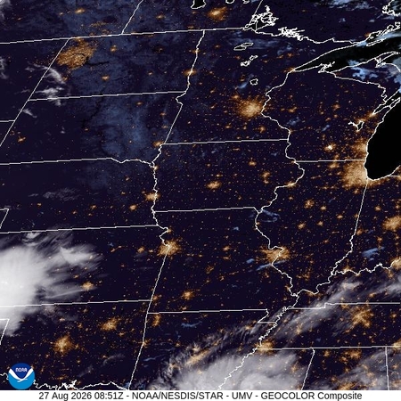 latest image of Upper Miss. Valley geocolor