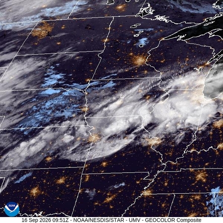 latest image of Upper Miss. Valley geocolor