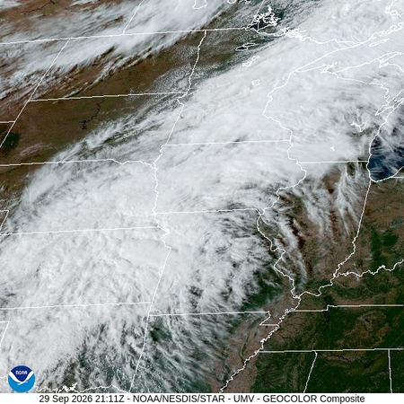 latest image of Upper Miss. Valley geocolor