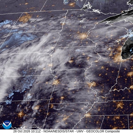 latest image of Upper Miss. Valley geocolor