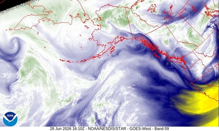 latest image of N. Pacific water vapor