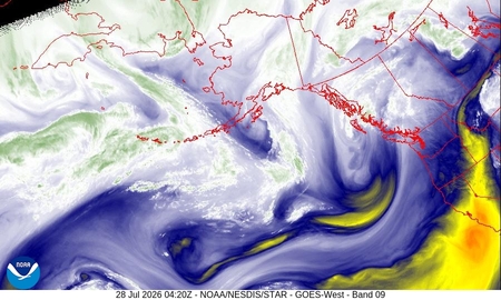 latest image of N. Pacific water vapor