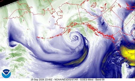 latest image of N. Pacific water vapor