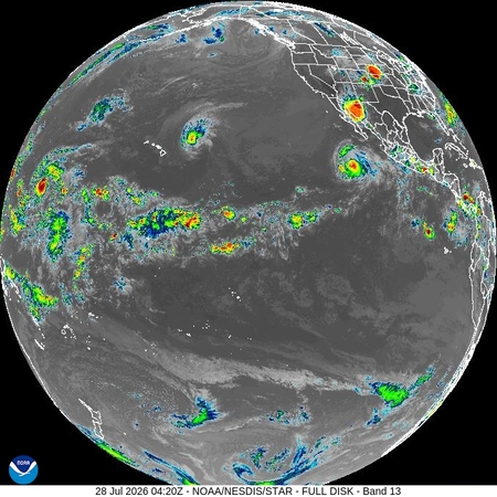 latest image of Western N. America IR