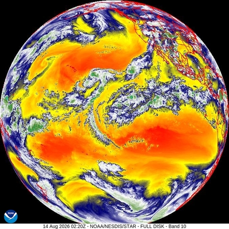 latest image of Western N. America water vapor