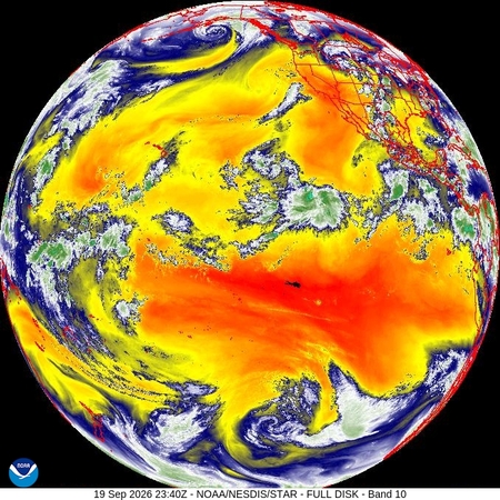 latest image of Western N. America water vapor