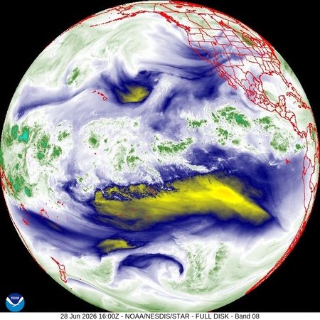 latest image of Western N. America water vapor