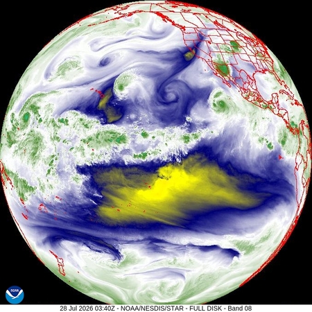 latest image of Western N. America water vapor