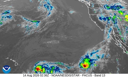 latest image of Western US IR