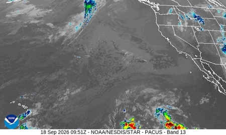 latest image of Western US IR