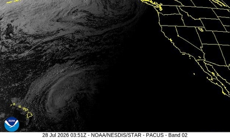 latest image of Western US visible
