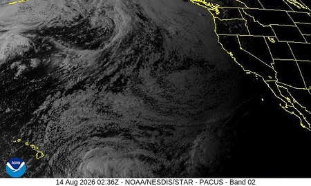 latest image of Western US visible