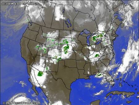 latest image of US (Unisys) IR/radar
