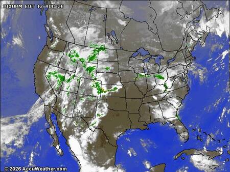 latest image of US (Unisys) IR/radar