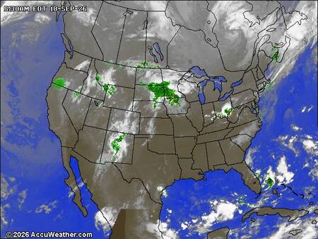 latest image of US (Unisys) IR/radar