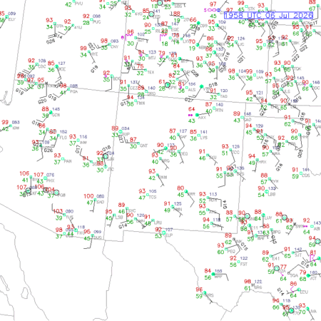 latest image of Alburquerque,NM. obs