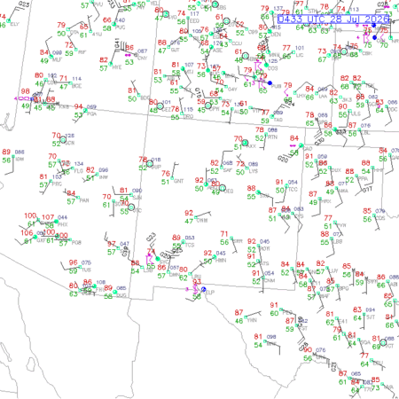latest image of Alburquerque,NM. obs