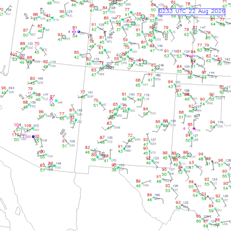 latest image of Alburquerque,NM. obs
