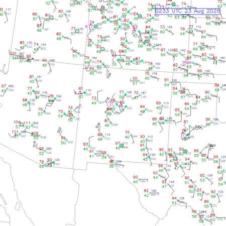latest image of Alburquerque,NM. obs