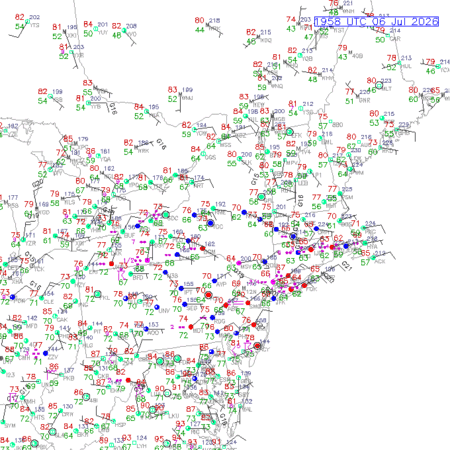 latest image of Albany,NY. obs