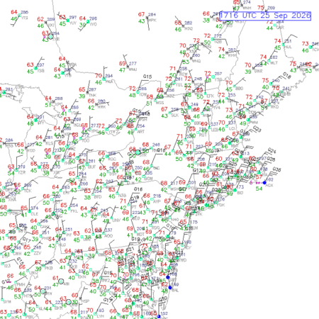 latest image of Albany,NY. obs