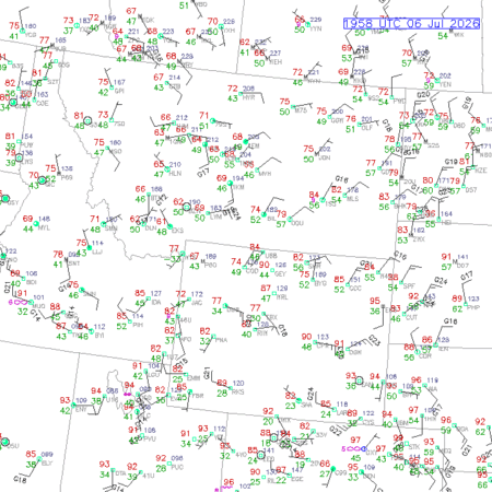 latest image of Cody,WY. obs