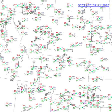 latest image of Cody,WY. obs