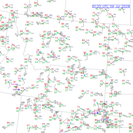 latest image of Cody,WY. obs