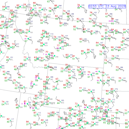 latest image of Cody,WY. obs