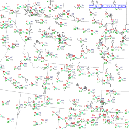 latest image of Cody,WY. obs
