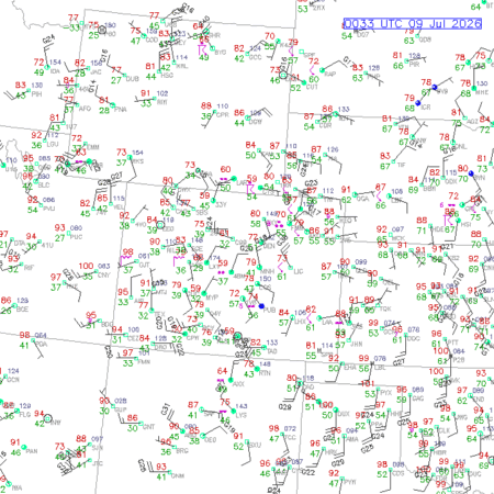 latest image of Denver,CO. obs